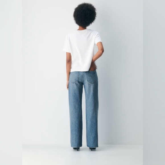 NWT Aritzia Denim Forum The Farrah Hi-Rise Wide Jean Size 31 - Picture 10 of 10